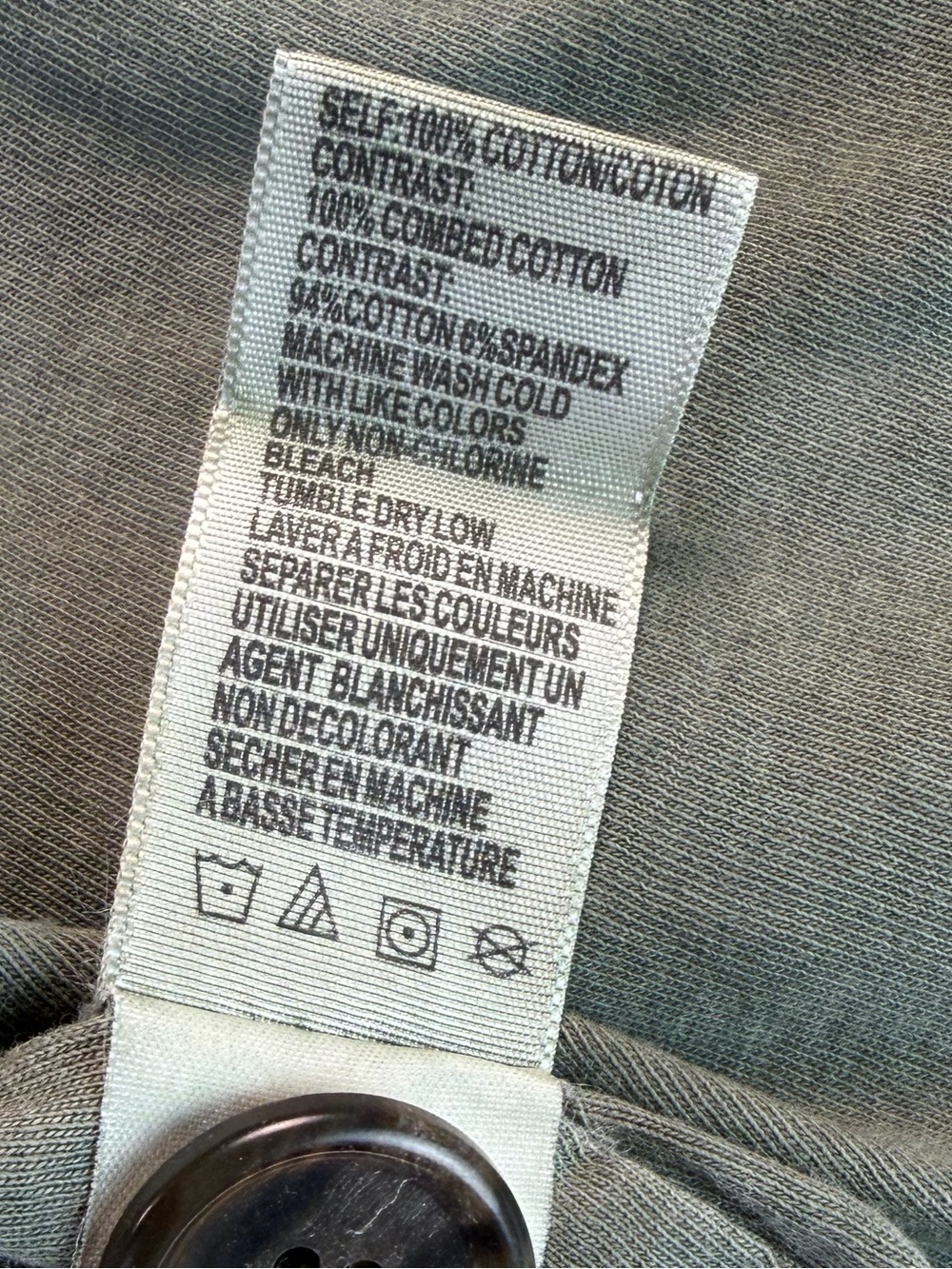 James Perse Olive Green Utility Jacket - Picture 11 of 12